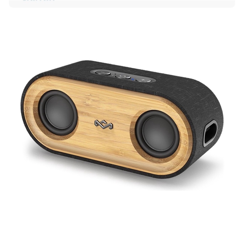 House of Marley Get Together 2 Mini Portable Bluetooth Speaker, Brown, 1 Pack